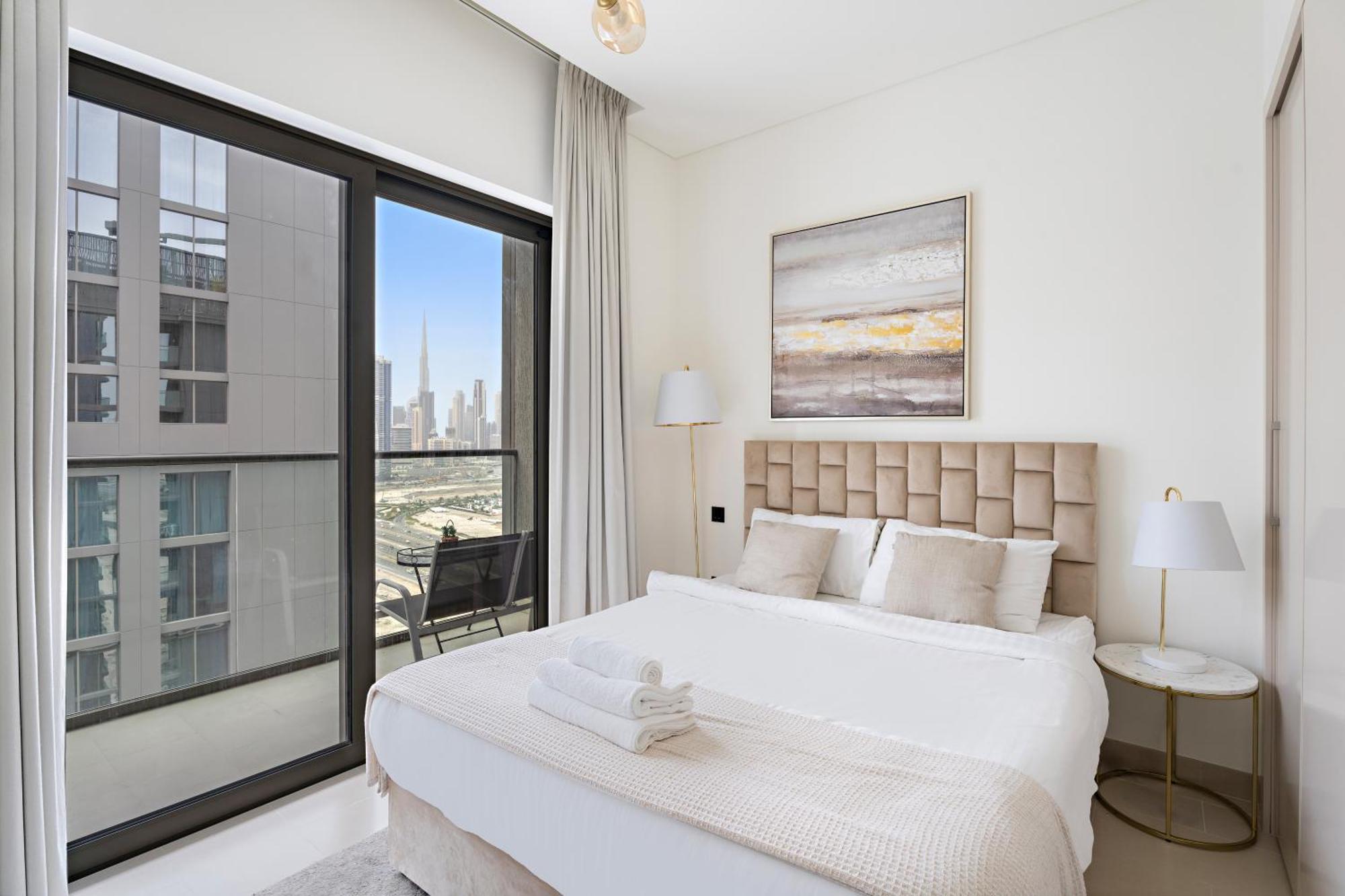 Beautiful 2 Bedroom Next To Business Bay - Sobha Creek Vista Dubai Bagian luar foto